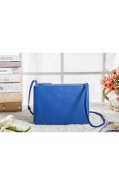 Celine Trio Crossbody Messenger Bag 3000 in Blue Original Calfskin Leather VS02339