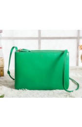 Celine Trio Crossbody Messenger Bag C3000 Green VS00111