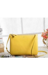 Celine Trio Crossbody Messenger Bag C3000 Lemon VS09766