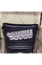 Chanel Chanel's Gabrielle Hobo Bag Blue & Black A93824 VS03651