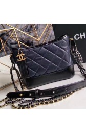 Chanel Chanel's Gabrielle Small Hobo Bag Navy Blue A91810 VS04090