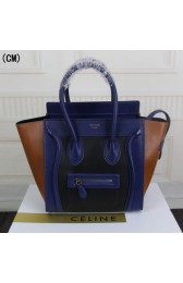 Cheap Celine Luggage Micro Tote Bag Original Leather CLY33081M Royal VS08483