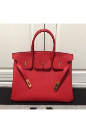 Cheap Hermes Birkin 35 Tote Bag in Red Togo Leather HB1210 VS07376