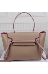 Cheap Imitation Celine Belt Bag Original Leather C33681T Light Apricot VS01318