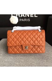 Cheap Knockoff Classic Chanel Lambskin Flap Shoulder Bag Orange A01112 VS04951