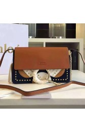 Chloe Faye Small Calf Leather Shoulder Bag Brown 290960 VS02620