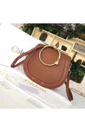 Chloe Nile Bracelet Crossbody Bag Brown 230604 VS05739