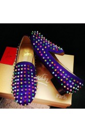 Christian Louboutin Blue Rollerboy Spikes CL1210 VS02353