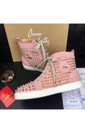 Christian Louboutin Louis Spikes Flat Pink CL1240 VS03556