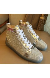 Christian Louboutin Louis Strass Flat Silver CL1250 VS00537