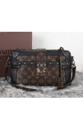 Copy Louis Vuitton Monogram Canvas PETITE MALLE M41002 Black VS04922