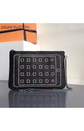 Copy Louis Vuitton Monogram Eclipse Canvas Ipad Pouch M64449 VS08357
