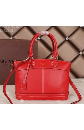 Copy Louis Vuitton Suhali Leather LOCKIT PM Bags M43220 Red VS09083