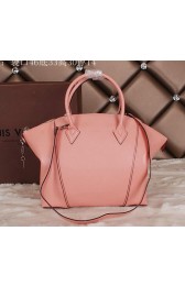 Copy Louis Vuitton Veau Cachemire LOCKIT PM Tote Bag M94594 Pink VS01138