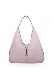 Copy Luxury Gucci Jackie Soft Leather Hobo Bag 362968 Light Pink VS02998