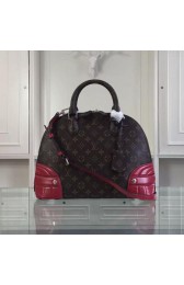 Copy Luxury Louis Vuitton Monogram Canvas ALMA PM Bag M50480 Burgundy VS05916