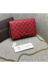 Designer Gucci Signature Mini Bag Red 431408 VS05405