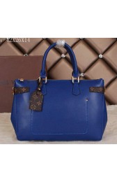 Designer Imitation Louis Vuitton Cruise 2015 Tote Bag M92661 Blue VS03800
