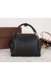 Designer Imitation Louis Vuitton Monogram Empreinte Marais MM Tote Bag M41038 Black VS06216