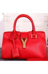 Designer Imitation Yves Saint Laurent mini Cabas Chyc Bag Y3010 Red VS04751
