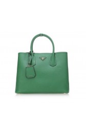 Designer Prada Saffiano Leather Tote Bags BN2756 Green VS01329