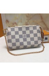 Designer Replica Louis Vuitton Damier Azur Canvas Mini Pochette Accessoires N58010 VS09519
