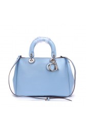 Dior Diorissimo Bag in Smooth Calfskin Leather D0902 SkyBlue VS01623