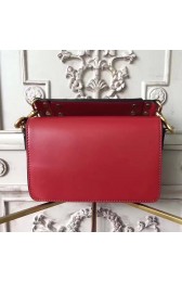Dior J'adior Flap Bag With Shoulder Strap in Red Calfskin D240604 VS08700