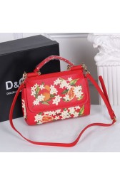 Dolce&Gabbana Medium Sicily Bag In Printed Dauphine Leather BB6003AF VS07954