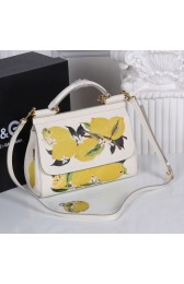 Dolce&Gabbana Medium Sicily Bag In Printed Dauphine Leather BB6003AI VS07714