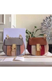 Fake Best Chloe Drew Mini Leather and Suede Shoulder Bag 290920 VS05038