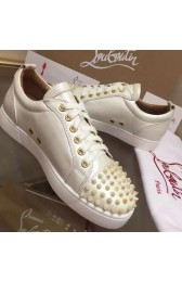 Fake Best Christian Louboutin Gondolaclou Flat Off-white CL1230 VS01912
