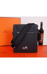 Fake Best Hermes Messenger Bag Original Grainy Leather H28085 Black VS08984