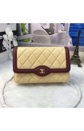 Fake Chanel Lambskin Mini Chain Purse Light Beige A81023 VS03754