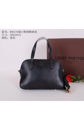 Fake Louis Vuitton Cruise 2015 Smooth Leather Tote Bag M40170 Black VS08187