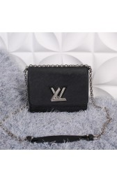 Fake Louis Vuitton Epi Leather Twist Bag M50123 Black VS01607