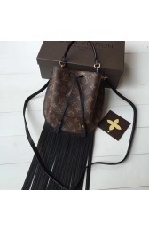 Fake Louis Vuitton Monogram Canvas Fringed Noe City Bag M43132 VS09136