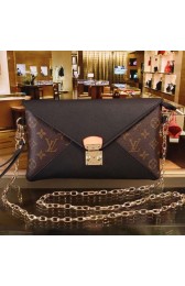 Fake Louis Vuitton Monogram Canvas POCHETTE Bag M61186 Black VS08161