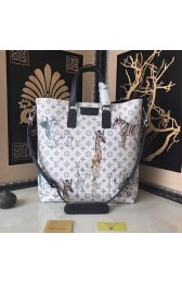 Fake Louis Vuitton Monogram Canvas Tote NS White M54127 VS03832