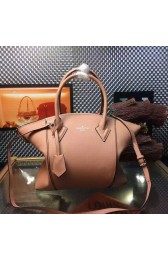 Fake Louis Vuitton Veau Cachemire Leather Lockit MM M94592 Pink VS02363