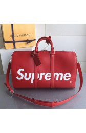 Fake Louis Vuitton x Supreme Keepall 45 Bandouliere M53419 VS00717