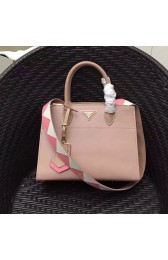 Fake Prada Paradigme Saffiano Leather Bag Pink 1BA102 VS02390