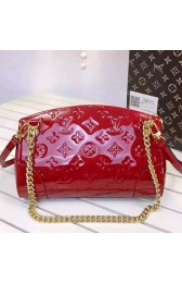 Fashion Louis Vuitton Monogram Vernis Santa Monica Clutch Red M50410 VS08718