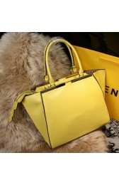Fendi 3Jours Tote Bag Original Leather FJ2352 Yellow VS06293