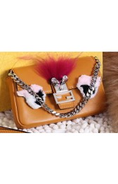 Fendi Baguette Bag Original Leather F80354 Wheat VS08859