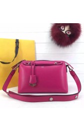 Fendi By The Way Small Boston Bag Original Leather Rose FD0805 VS09903