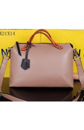 Fendi By The Way Tote Bag Calfskin Leather FD2351 Apricot VS03702