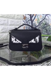 Fendi Double Micro Baguette Bag Black FD2359 VS00057