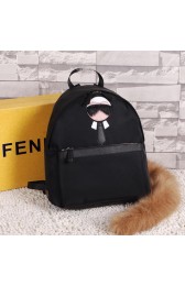 Fendi KARLITO BACKPACK Nylon FD7899 Black VS02983