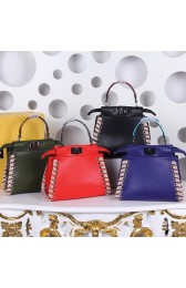 Fendi Peekaboo Bags Weave Leather FD6588 VS00245